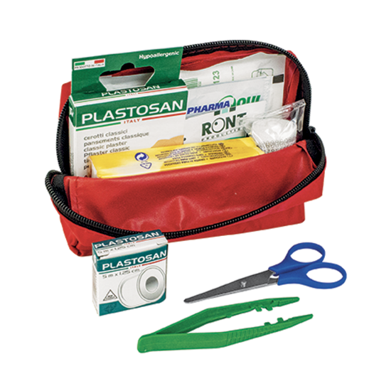 KIT EMERGENZA PRIMO SOCCORSO COMPATTO PORTATILE KAPRIOL - immagine 2